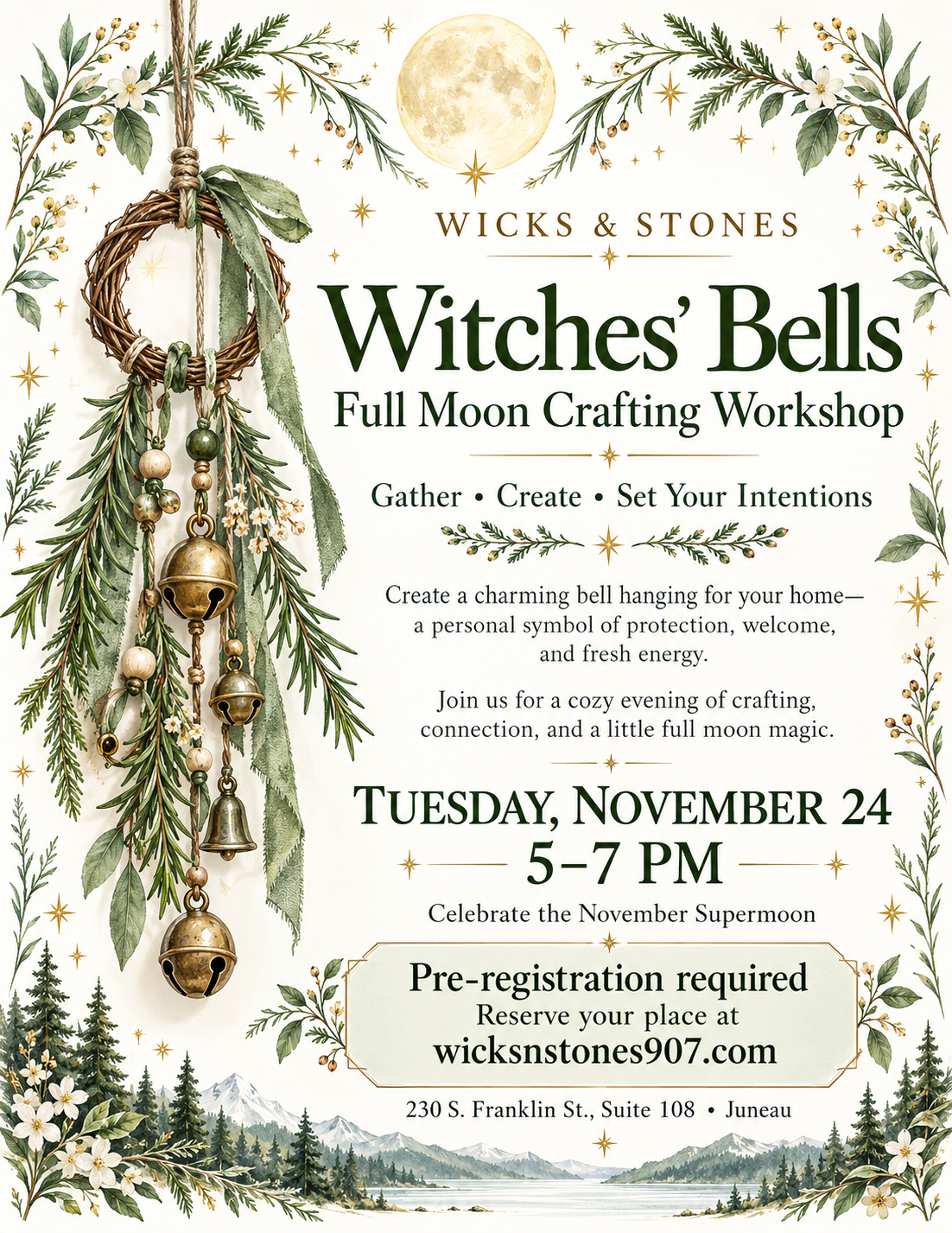 Witches Bells Workshop