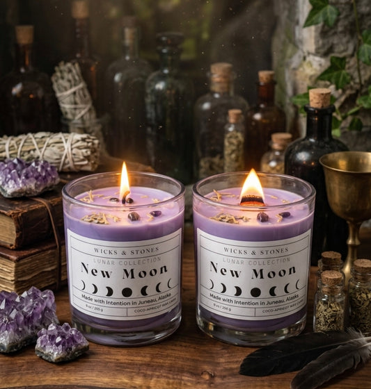 New Moon Candle