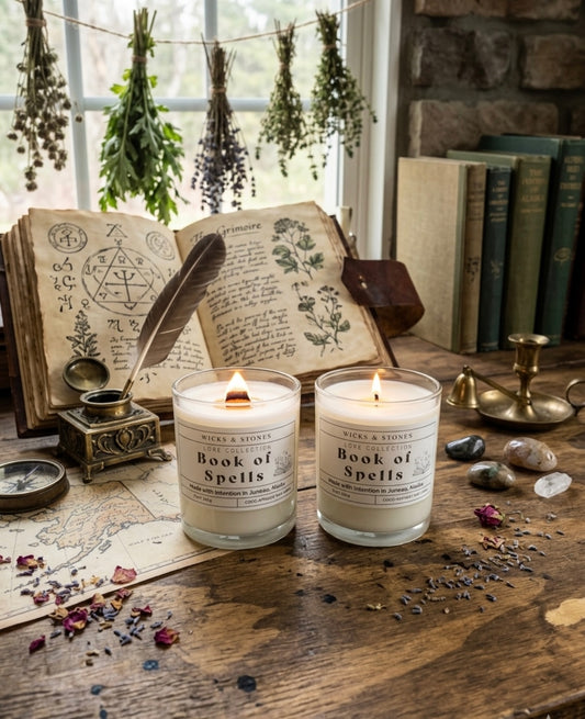 Book of Spells Candle