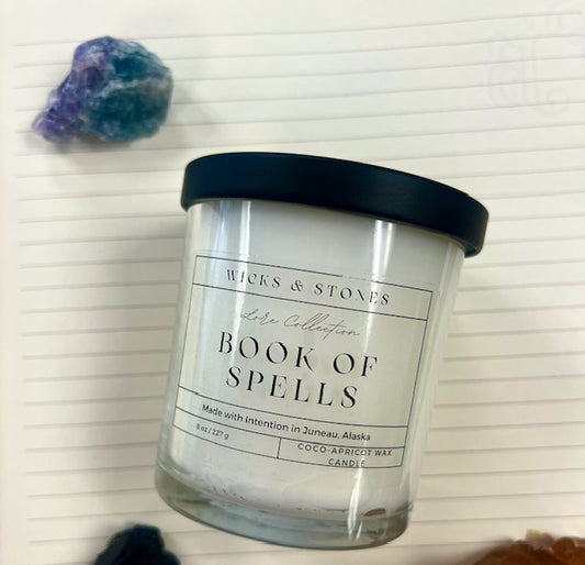 Book of Spells Candle